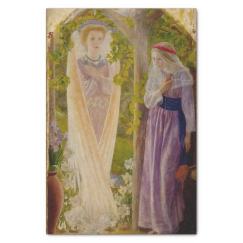 The Annunciation by Arthur Hughes Tissue Paper