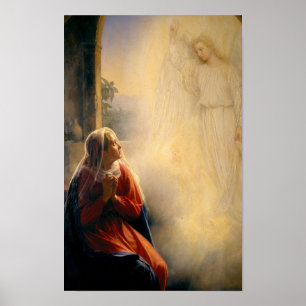 The Annunciation by Carl Bloch Print