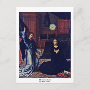 The Annunciation By David Gerard Postcard