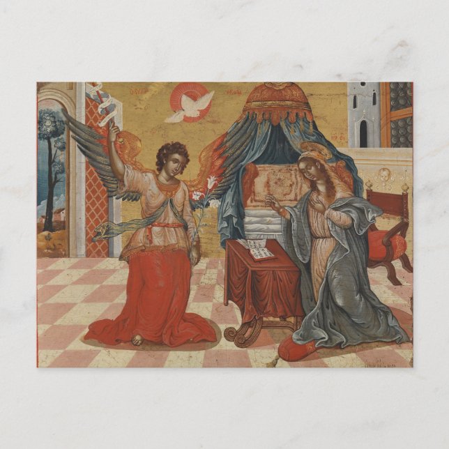 The Annunciation by Elias Moskos Postcard (Front)