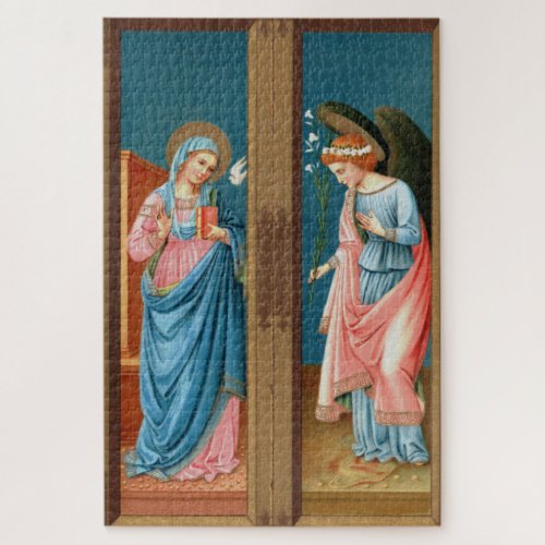The Annunciation by F Lippi M 038 Jigsaw Puzzle