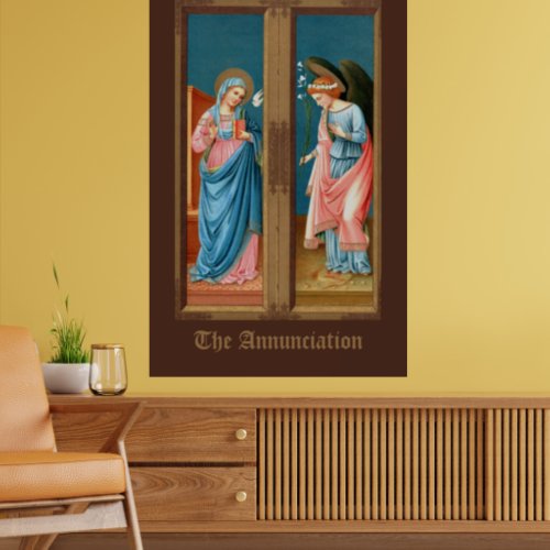 The Annunciation by F Lippi M 038 Poster