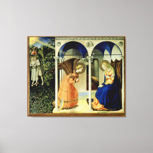 The Annunciation by Fra Angelico Canvas Print