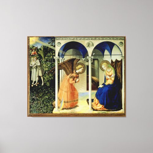 The Annunciation by Fra Angelico Canvas Print