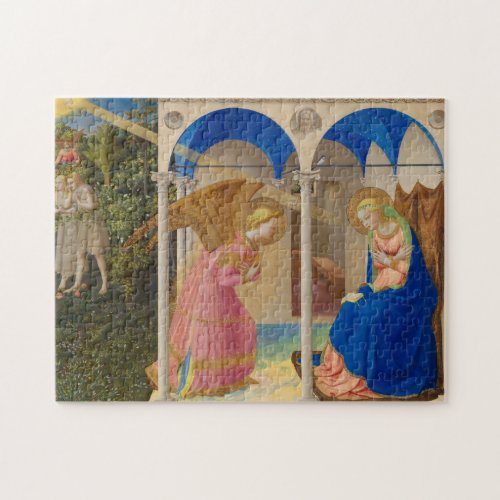 The Annunciation by Fra Angelico Jigsaw Puzzle