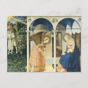 The Annunciation by Fra Angelico Postcard
