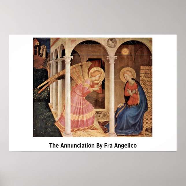 The Annunciation By Fra Angelico Poster (Front)