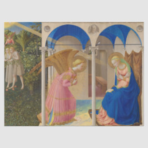 The Annunciation by Fra Angelico Tissue Paper