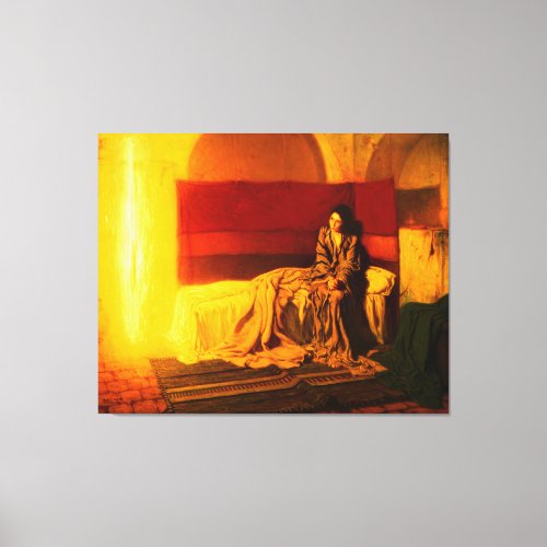 The Annunciation by Henry Ossawa Tanner 1898 Canvas Print