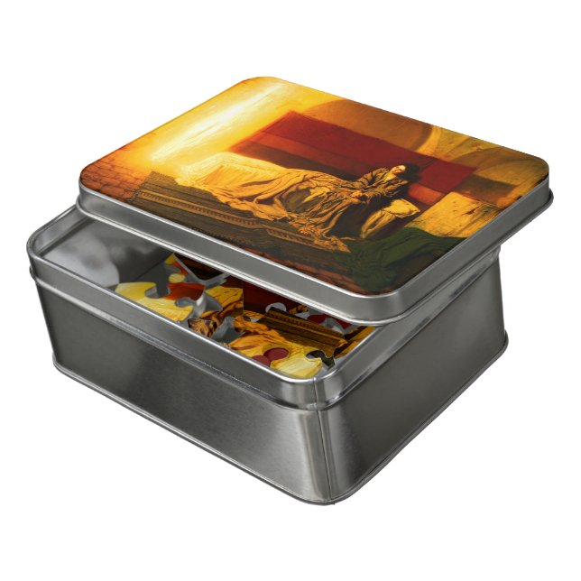 The Annunciation by Henry Ossawa Tanner Jigsaw Puzzle (Lid Open)