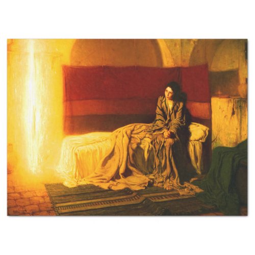 The Annunciation by Henry Ossawa Tanner Tissue Paper