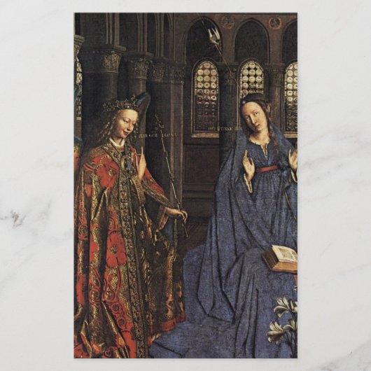 The Annunciation by Jan van Eyck (Front)
