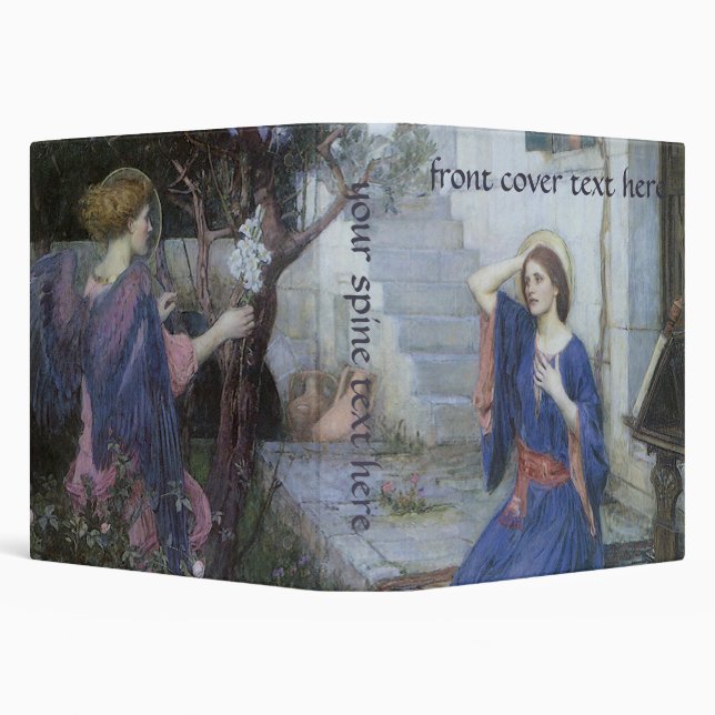 The Annunciation by John William Waterhouse Binder (Background)