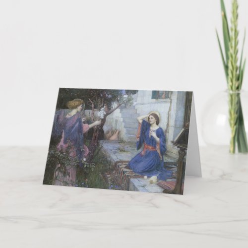 The Annunciation by John William Waterhouse Card
