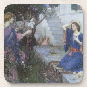The Annunciation by John William Waterhouse Coaster