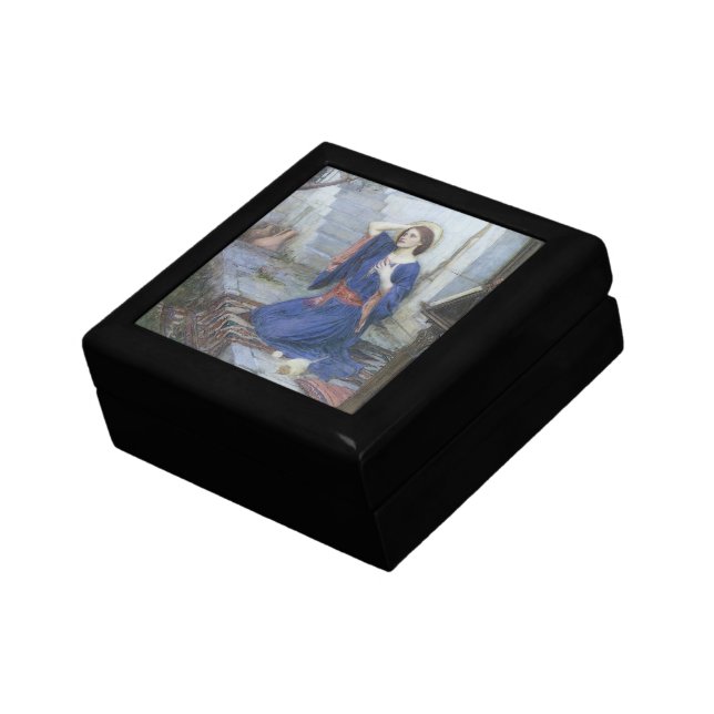 The Annunciation by John William Waterhouse Jewelry Box (Side)
