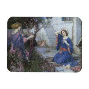 The Annunciation by John William Waterhouse Magnet