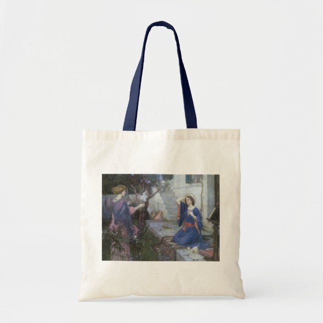 The Annunciation by John William Waterhouse Tote Bag (Front)