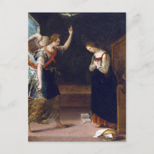 The Annunciation by Lavinia Fontana Postcard