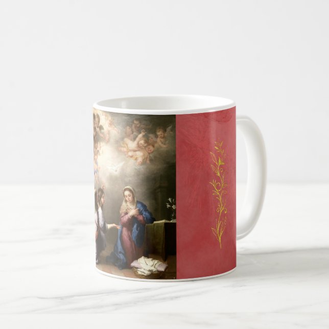  The Annunciation by Murillo (detail) Coffee Mug (Front Right)