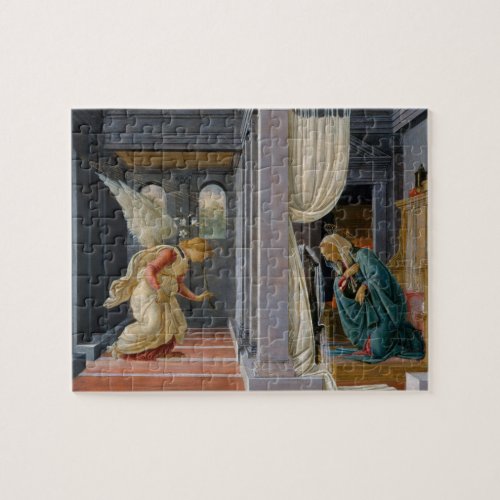 The Annunciation by Sandro Botticelli Jigsaw Puzzle