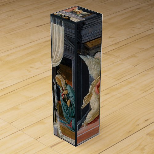 The Annunciation by Sandro Botticelli Wine Box