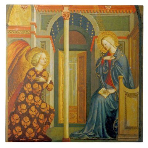 The Annunciation c 1423_24 Tile