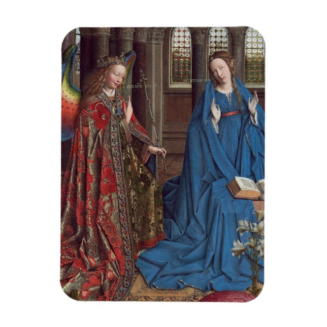 The Annunciation, c. 1434- 36 (oil on canvas) Magnet (Vertical)