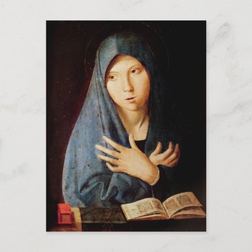 The Annunciation c1473_74 Postcard