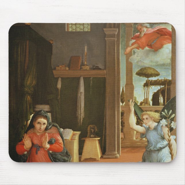 The Annunciation, c.1534-35 Mouse Pad (Front)