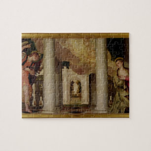 The Annunciation, c.1551-53 (oil on canvas) Jigsaw Puzzle