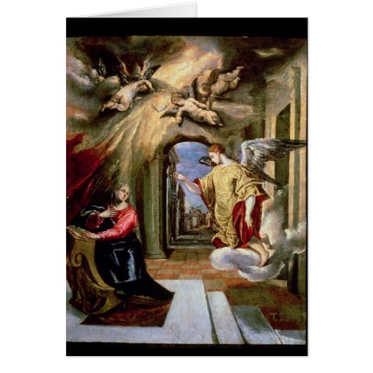 The Annunciation, c.1570-73 Cards (Front)