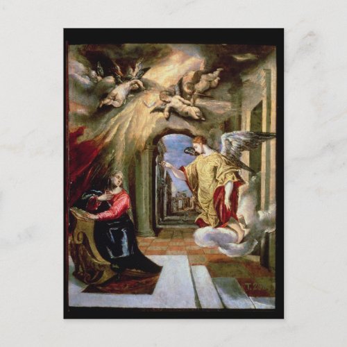 The Annunciation c1570_73 Postcard