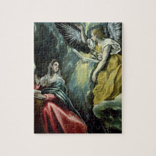 The Annunciation, c.1575 (oil on canvas) Jigsaw Puzzle