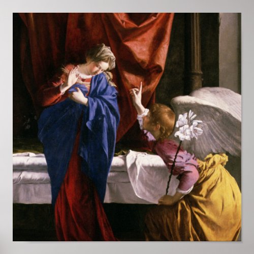 The Annunciation c1623 Poster