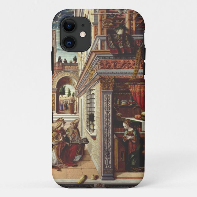 The Annunciation Carlo Crivelli Renaissance Art Case-Mate iPhone Case (Back)