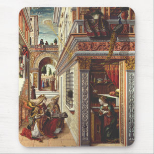 The Annunciation Carlo Crivelli Renaissance Art Mouse Pad