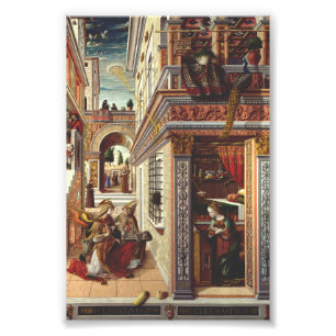 The Annunciation Carlo Crivelli Renaissance Art Photo Print
