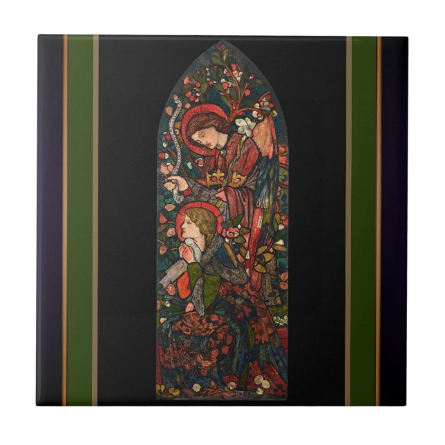 The Annunciation Ceramic Tile (Front)