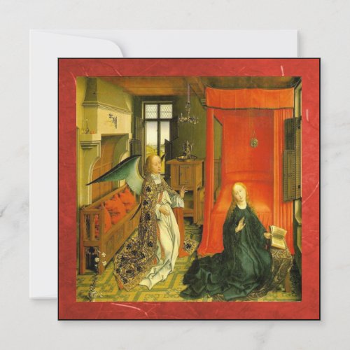 The  Annunciation Christmas Card Custom