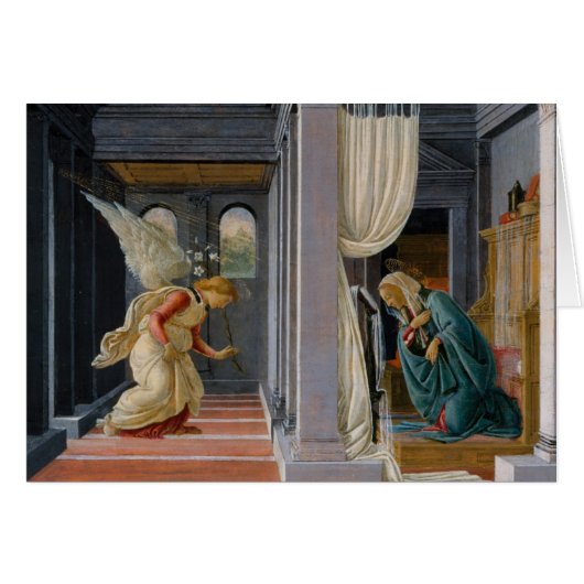 The Annunciation, circa 1485 Cards (Front Horizontal)