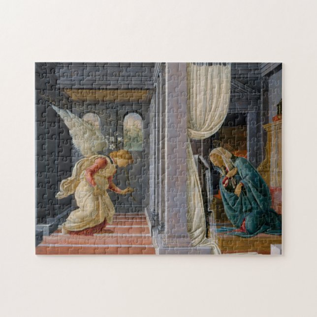 The Annunciation, circa 1485 Jigsaw Puzzle (Horizontal)