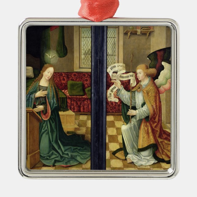 The Annunciation, Cologne School Metal Ornament (Front)