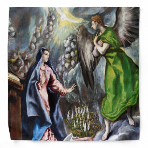 The Annunciation, El Greco Bandana