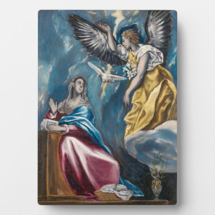 The Annunciation   El Greco   Plaque