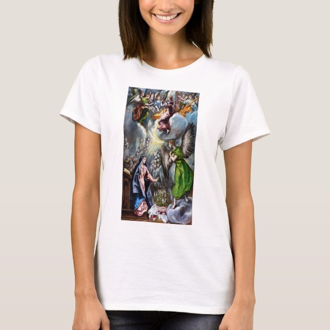 The Annunciation, El Greco T-Shirt (Front)