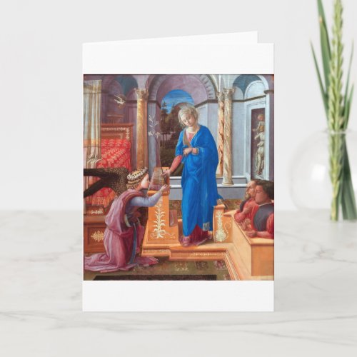 The Annunciation Filippo Lippi 1440 Card