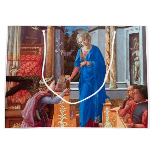 The Annunciation Filippo Lippi 1440 Large Gift Bag