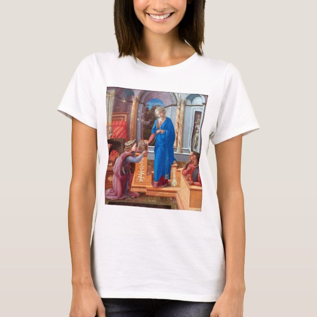 The Annunciation, Filippo Lippi, 1440 T-Shirt (Front)