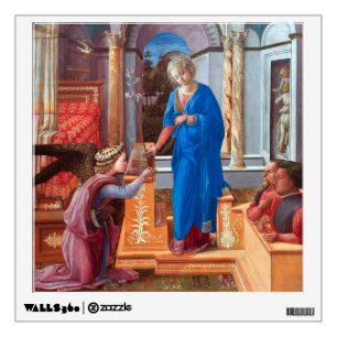 The Annunciation, Filippo Lippi, 1440 Wall Decal